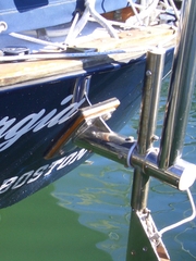 Bolted on Transom